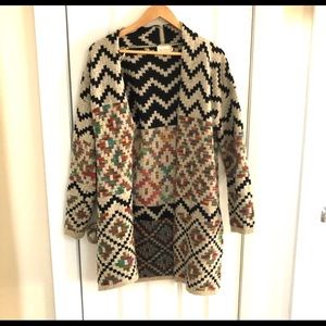 Colourful & Graphic Knitted Sweater